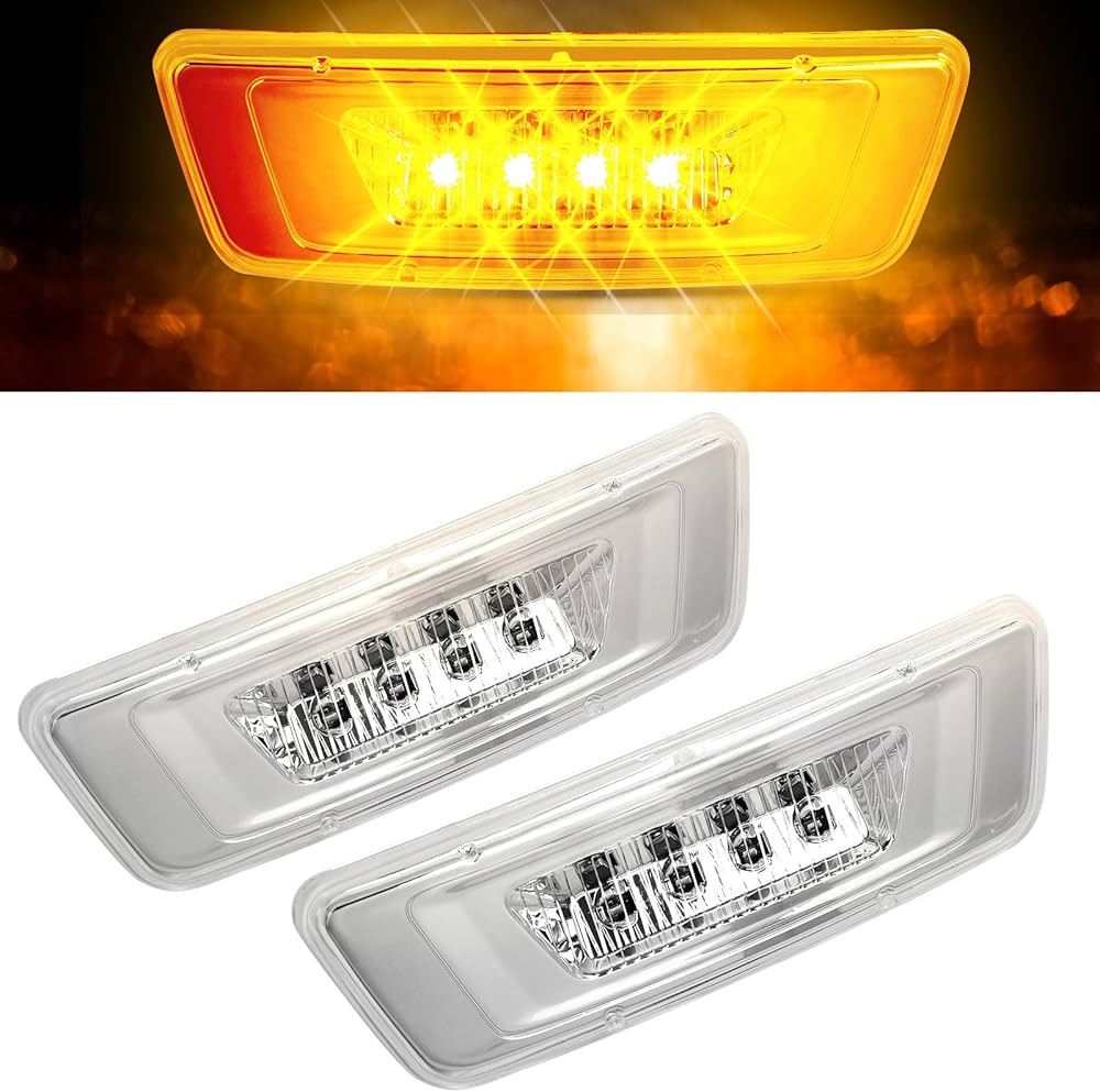 Amazon.com: TINWID1919 2pcs Front Side Fender Marker led Amazon.com: TINWID1919 2pcs Front Side Fender Marker led